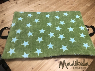 Preview: Outdoordecke Sterne lemon-türkis 48 x 68 cm Preview: Outdoordecke Sterne lemon-türkis 48 x 68 cm
